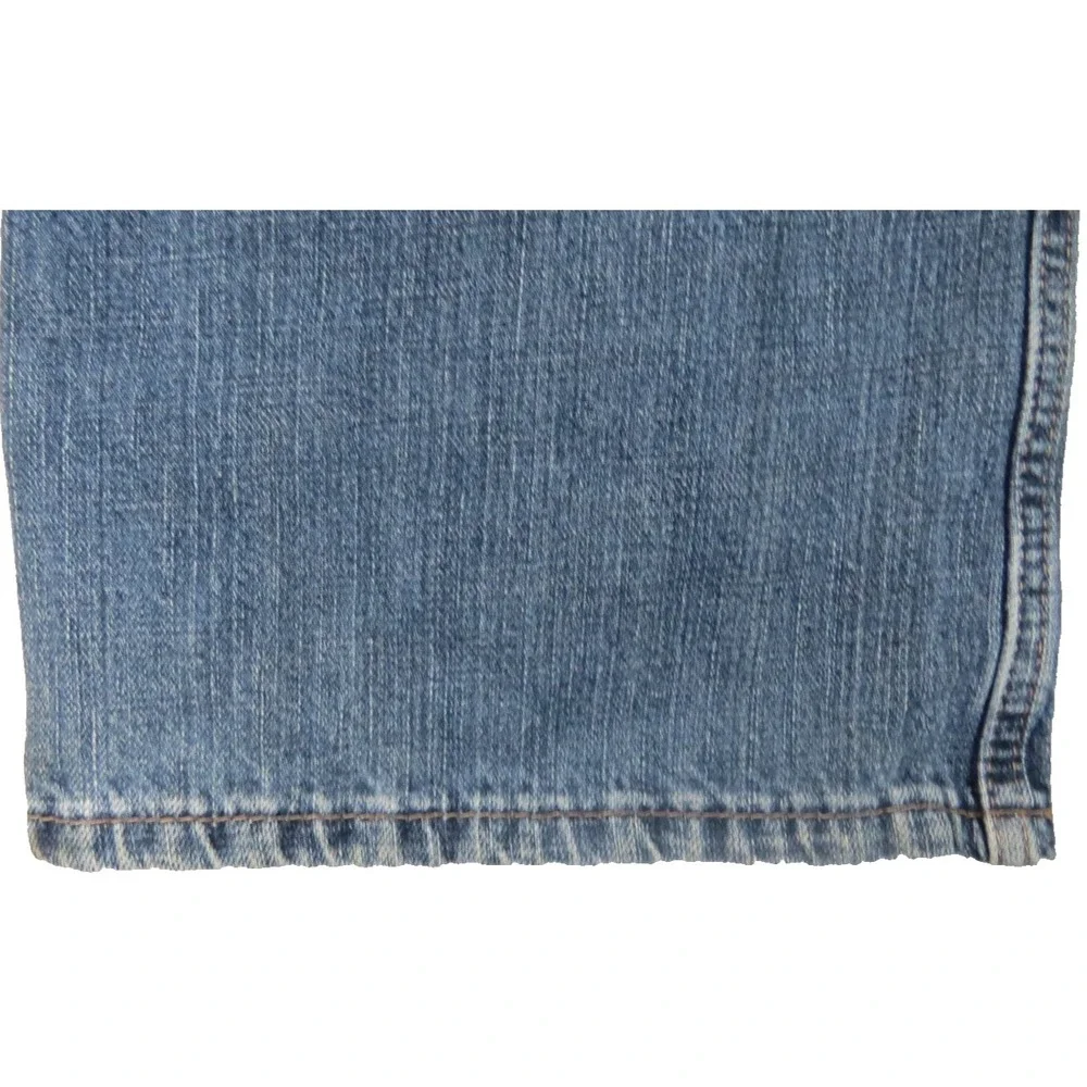 Levis 527 Slim Bootcut Jeans Men 38x30 Blue Denim Medium Wash Low Rise Pant Work
